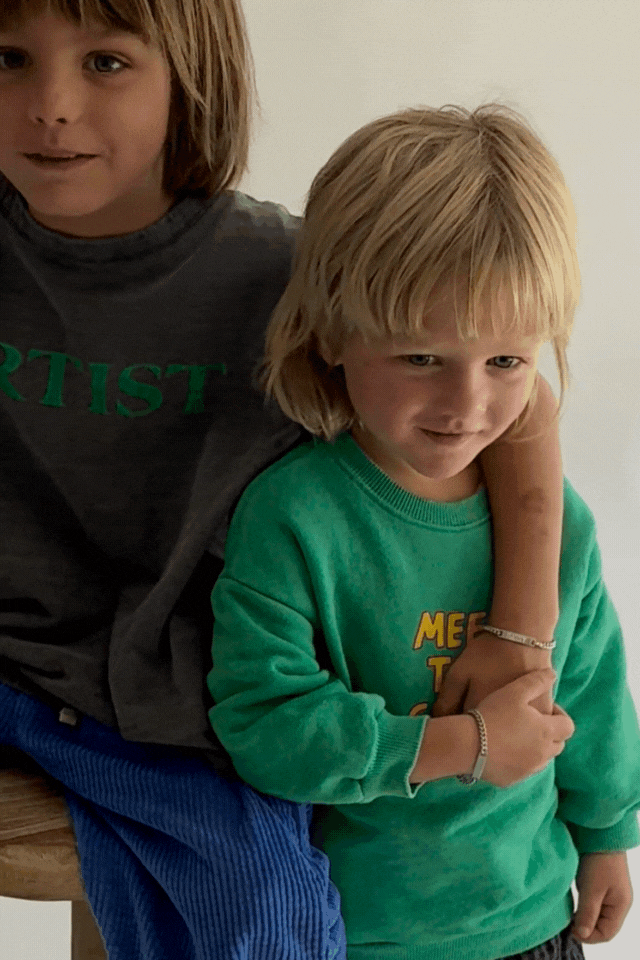 Bluebird Co Child ID bracelet in silver