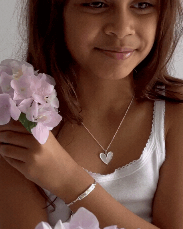 Bluebird Co's Darling Necklace Silver