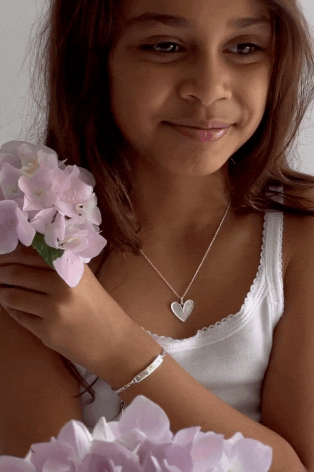 Bluebird Co's Darling Necklace Silver