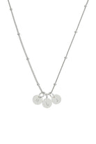 Petite Personalised necklace with solid sterling silver petite initial pendants on a ball chain necklace