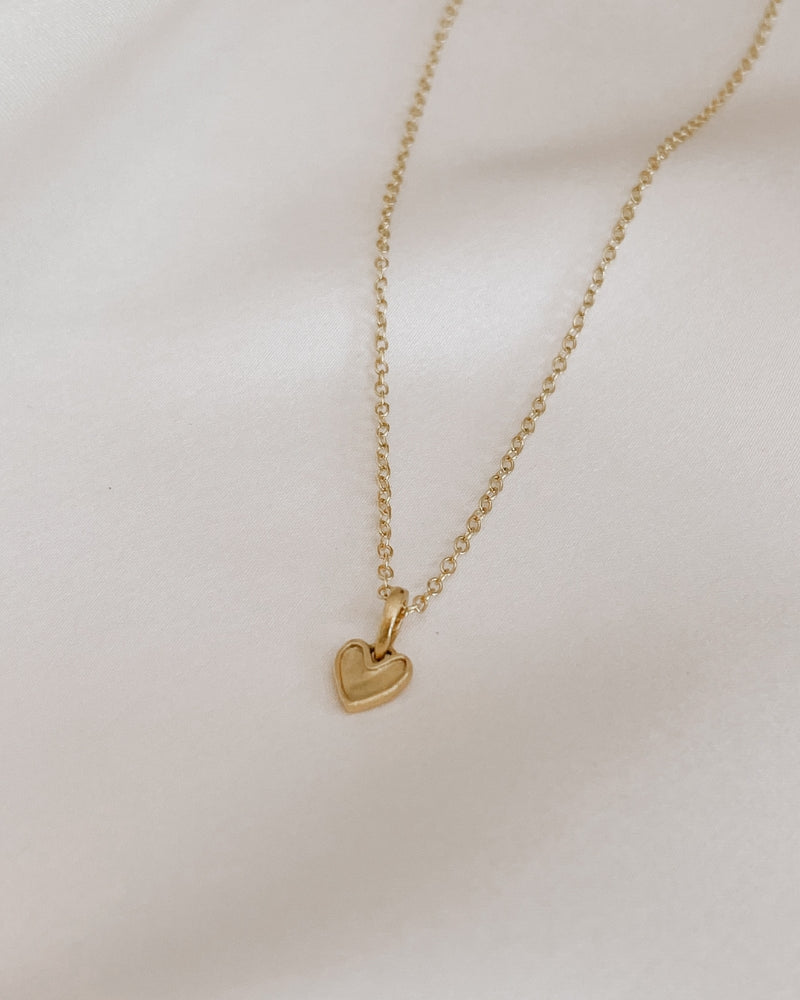 The Petite Darling Necklace in gold vermeil.