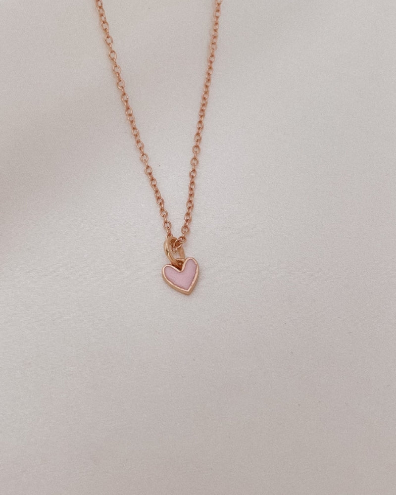 The Pink Petite Darling Necklace in Rose Gold is a fine and dainty Bluebird Necklace and can be worn on their own or paired with other personalised necklaces for a layered look.