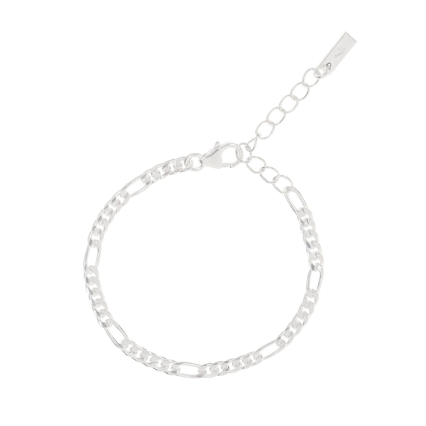 A Figaro Bracelet in baby length by Bluebird Jewellery, a classic and timeless chain design crafted as an elegant statement piece.