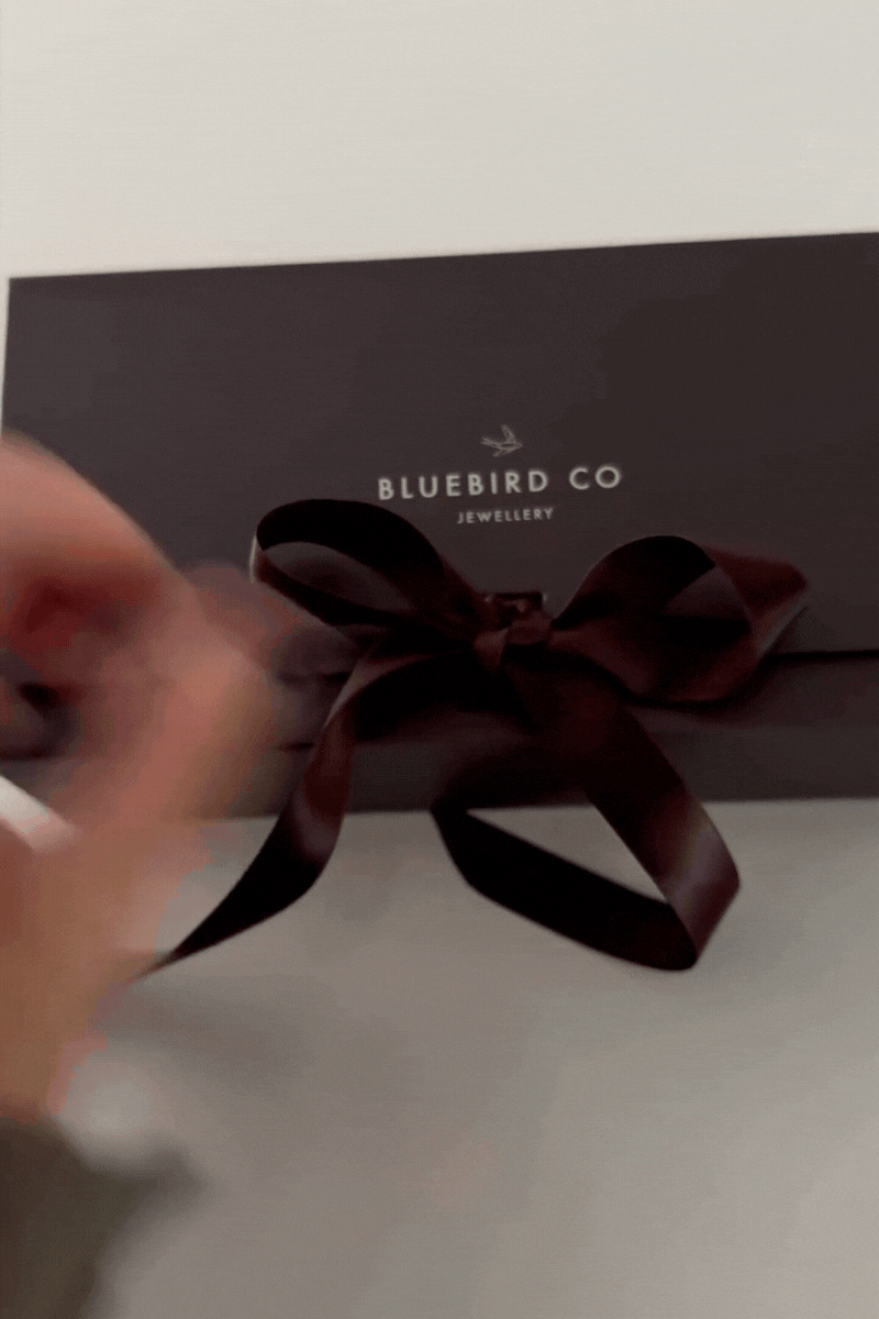 Bluebird Co Gift box to hold meaningful jewellery. 