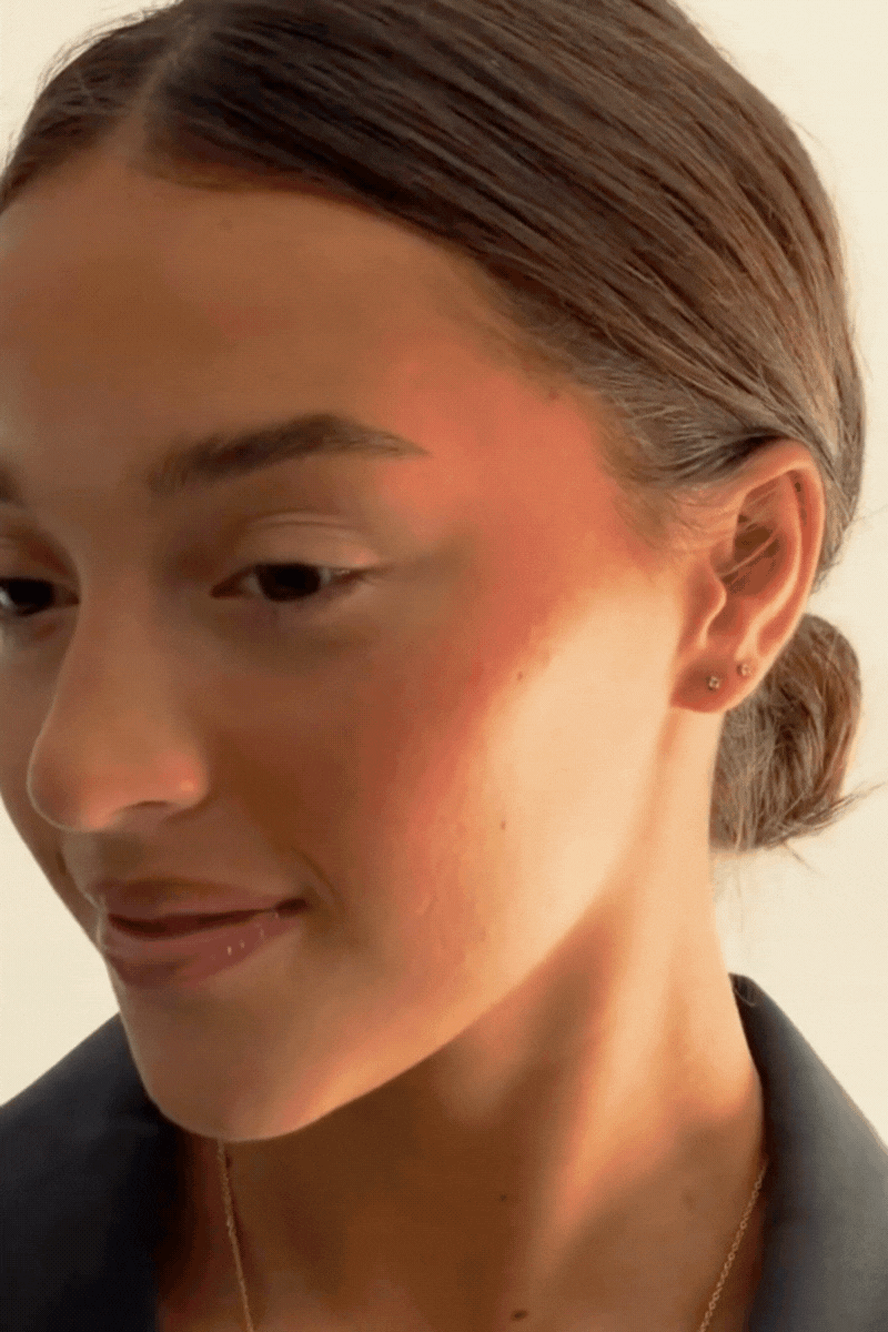 Bluebird Co's 14ct Solid Gold Shimmer Earrings