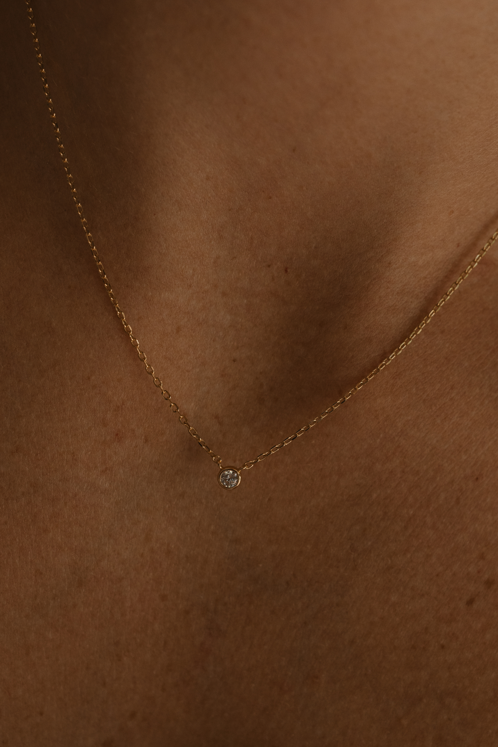 A delicate Lumé Necklace by Bluebird Jewellery, designed as a radiant keepsake symbolising light, love, and personal strength.