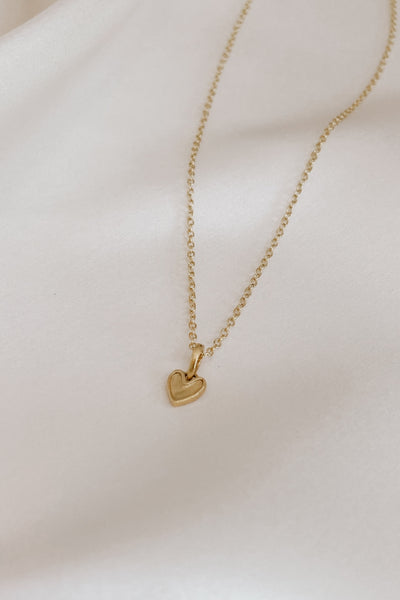 The Petite Darling Necklace in gold vermeil.